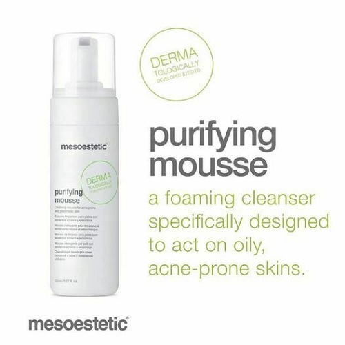  Sữa rửa mặt dành cho da mụn Mesoestetic Purifying Mousse 